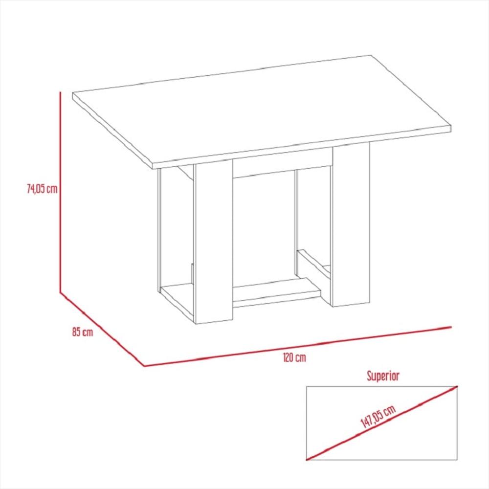 Comedor Volder, Cobre, Con Amplia Superficie img #5