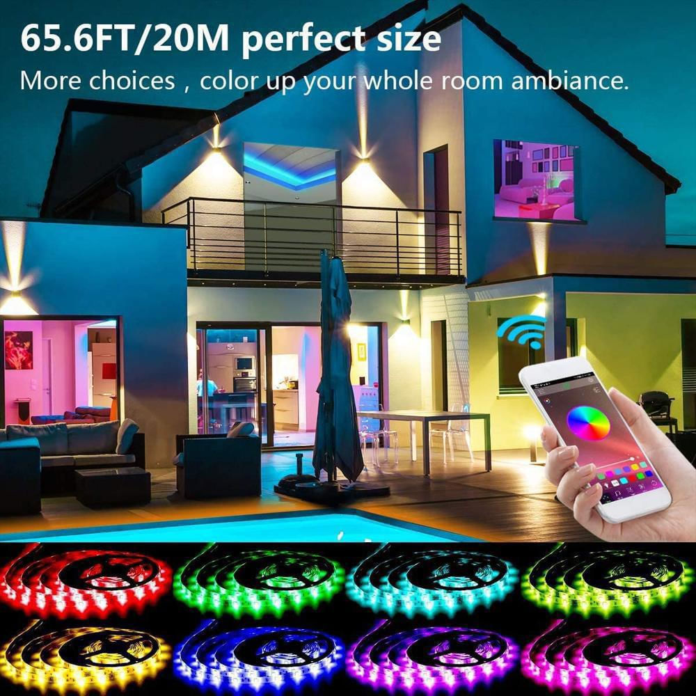 Tira LED Lfon,5050, Fita De Led, 20m, Multicolor, Colorida