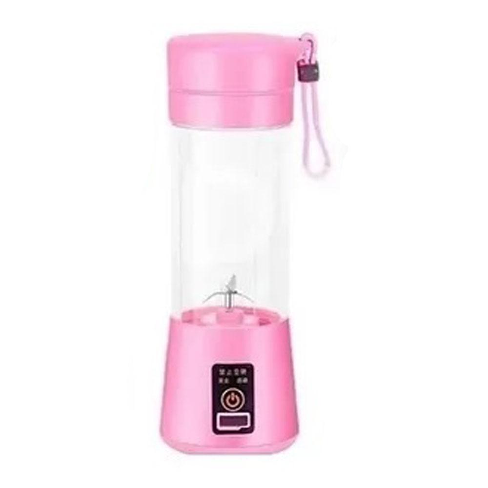 Mini Licuadora Portatil Usb Vaso Batidora Recargable Hm 03 Rosa