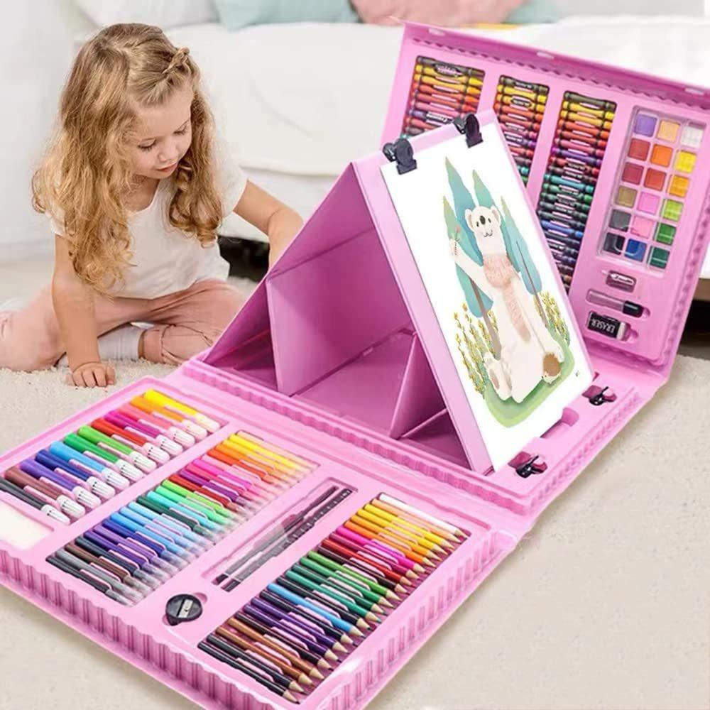 Kit De Arte Dibujo Y Pintura Para Niños Y Niñas 68 Piezas
