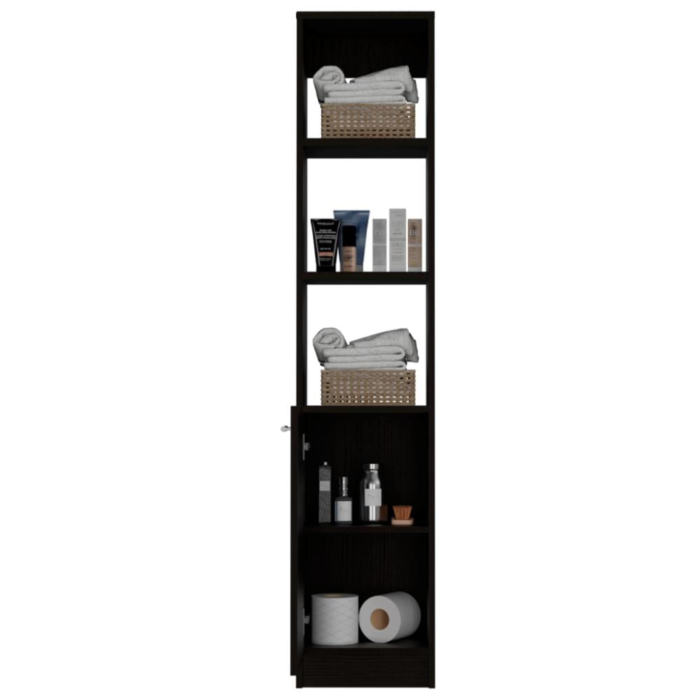Estantería De Baño Mulán, Wengue, Con Cinco Entrepaños img #3