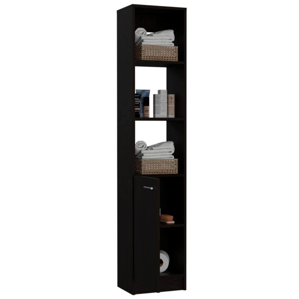 Estantería De Baño Mulán, Wengue, Con Cinco Entrepaños img #4