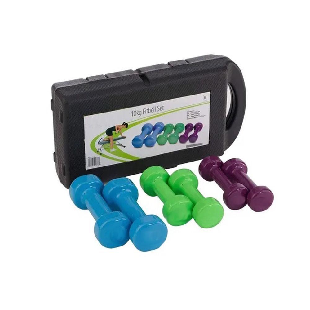 Pesas Gym Dama Aerobicos Entrenamiento Casa Fitness 10Kg