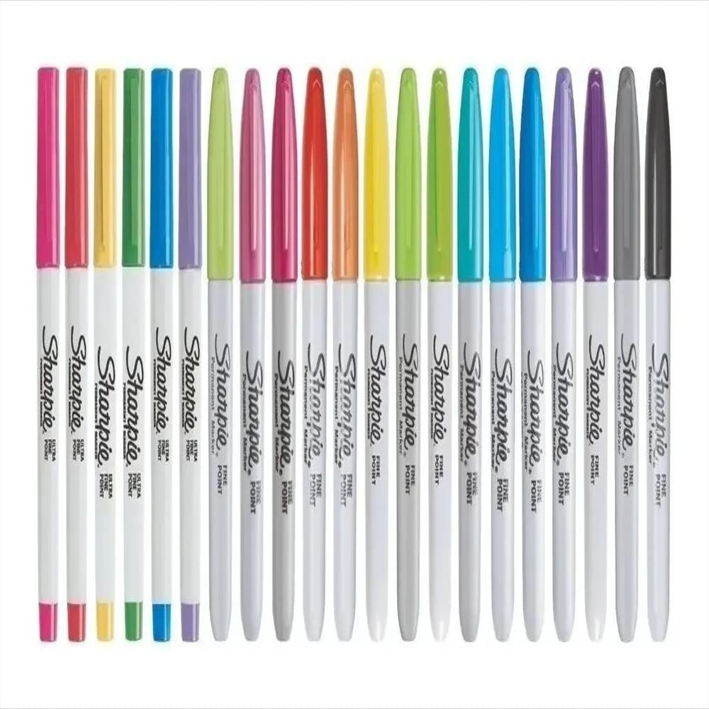 Set De Marcadores Permanentes Sharpie Game X20 img #2