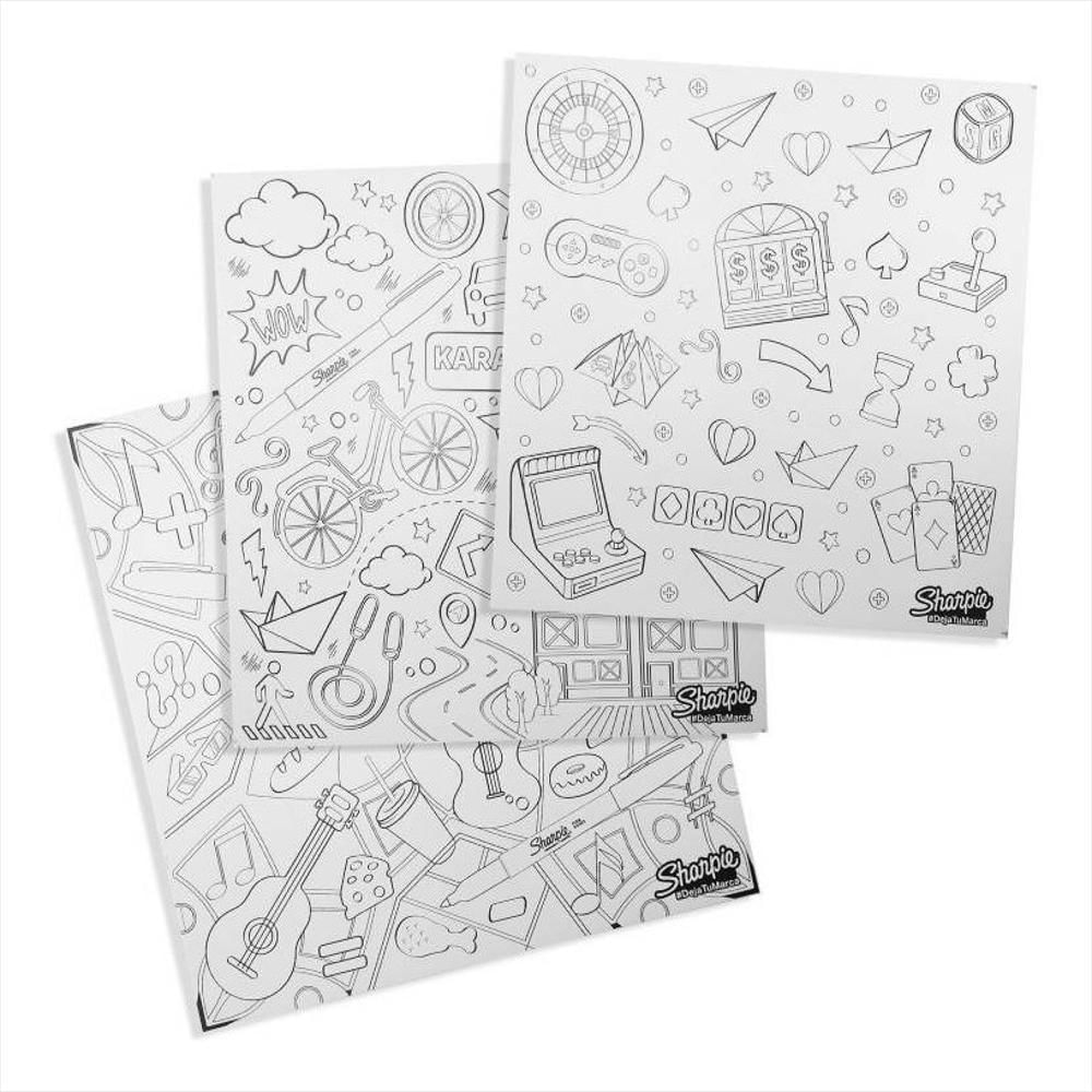 Set De Marcadores Permanentes Sharpie Game X20 img #4