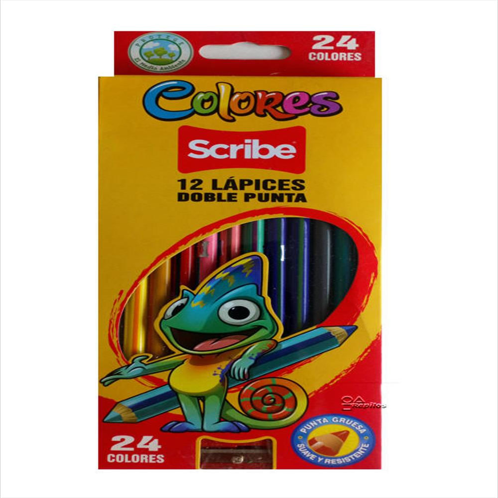 Colores Scribe X12 Bicolor Doble Punta img #1