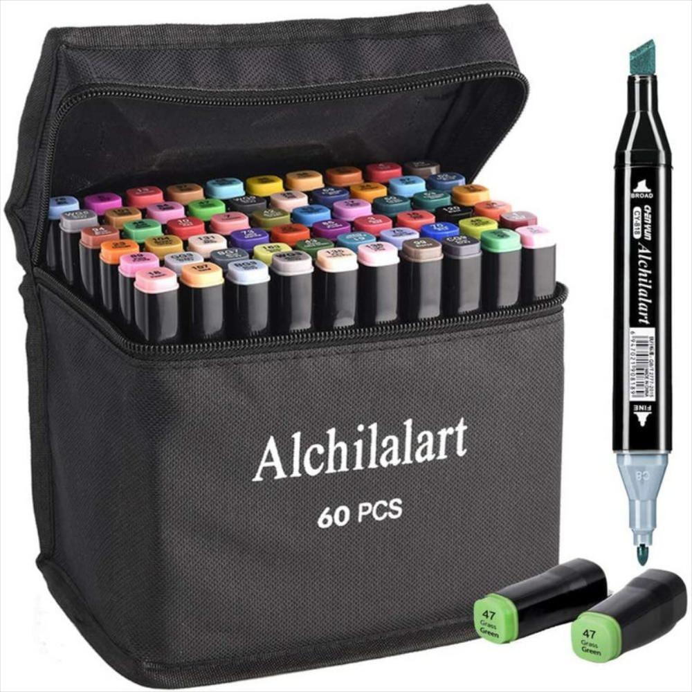 Marcadores De Alcohol De 60 Colores img #1