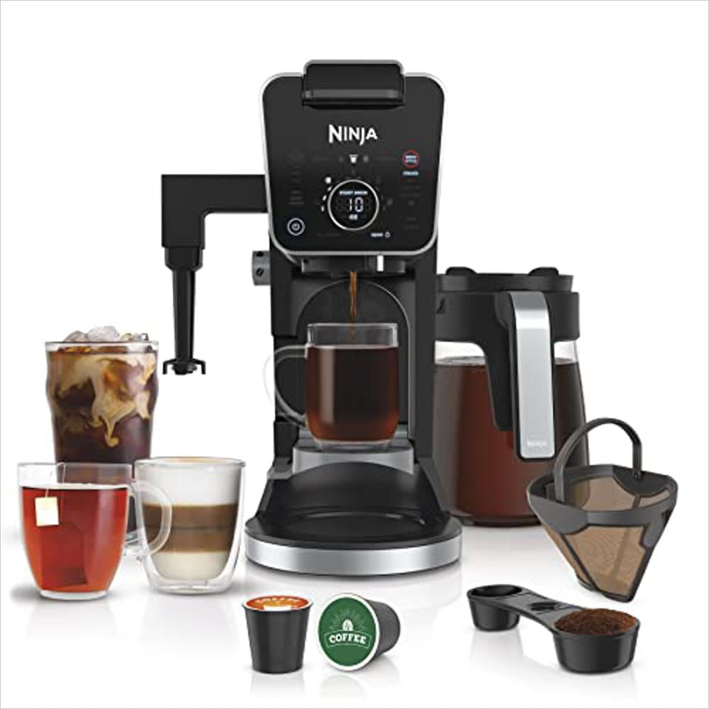 Sistema De Café Especial Ninja De Una Sola Porción Compatible Con K C Y Cafetera De Goteo De 12 Tazas Modelo Cfp307
