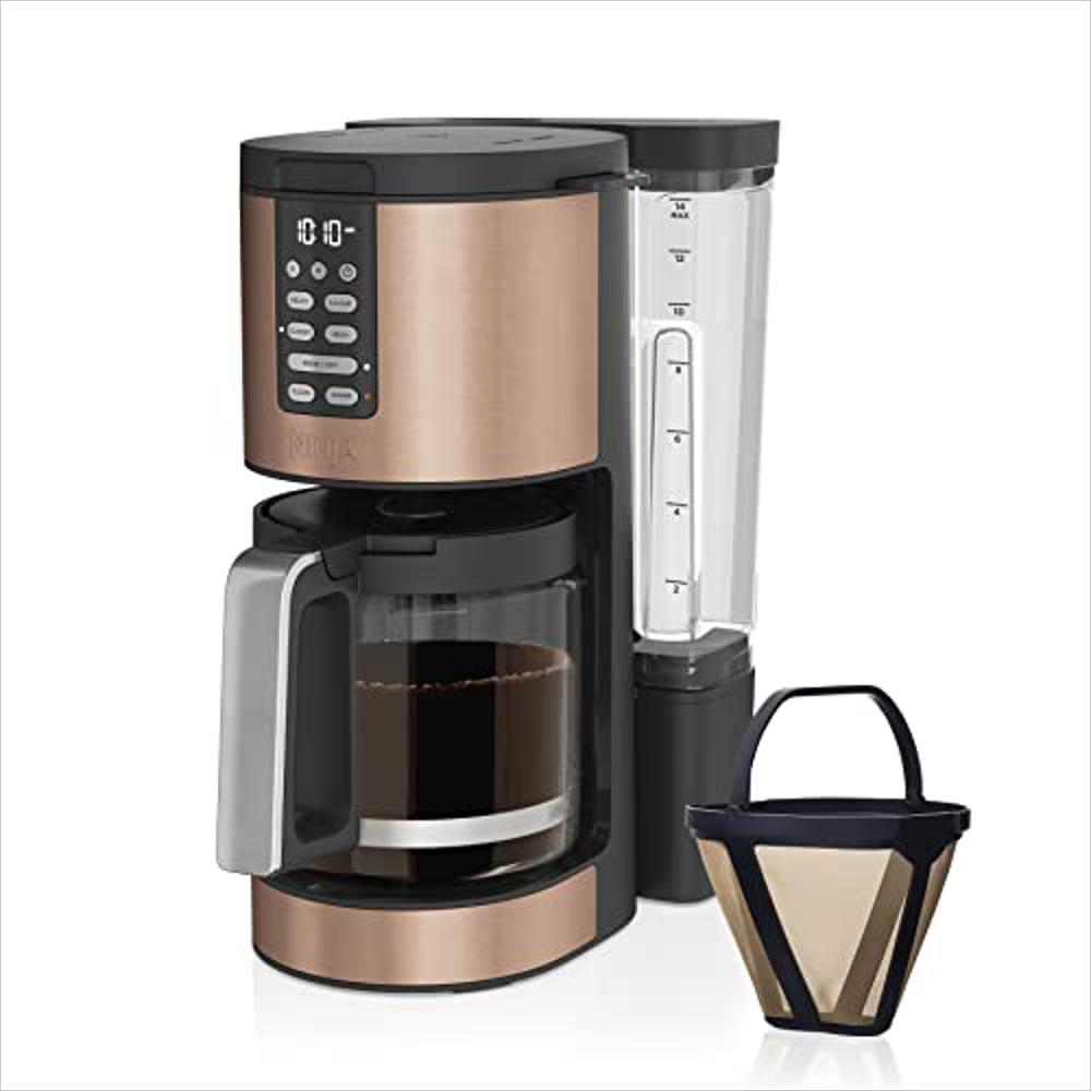 Cafetera Ninja 14 Tazas Programable Con Jarra De Vidrio Temporizador De Frescura Y Con Filtro Permanente Modelo