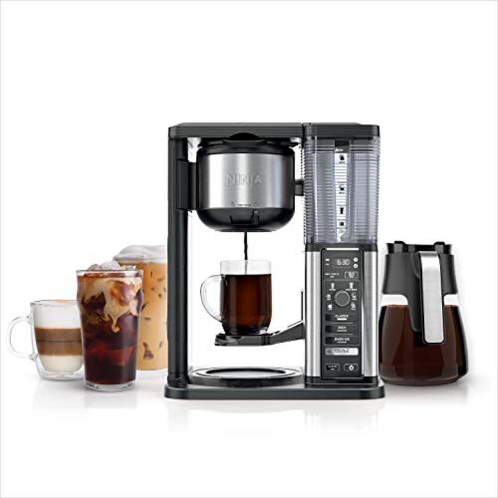 Cafetera Especial Para 10 Tazas 4 Estilos De Preparación Depósito De Agua Vaporizador Plegable Y Jarra De