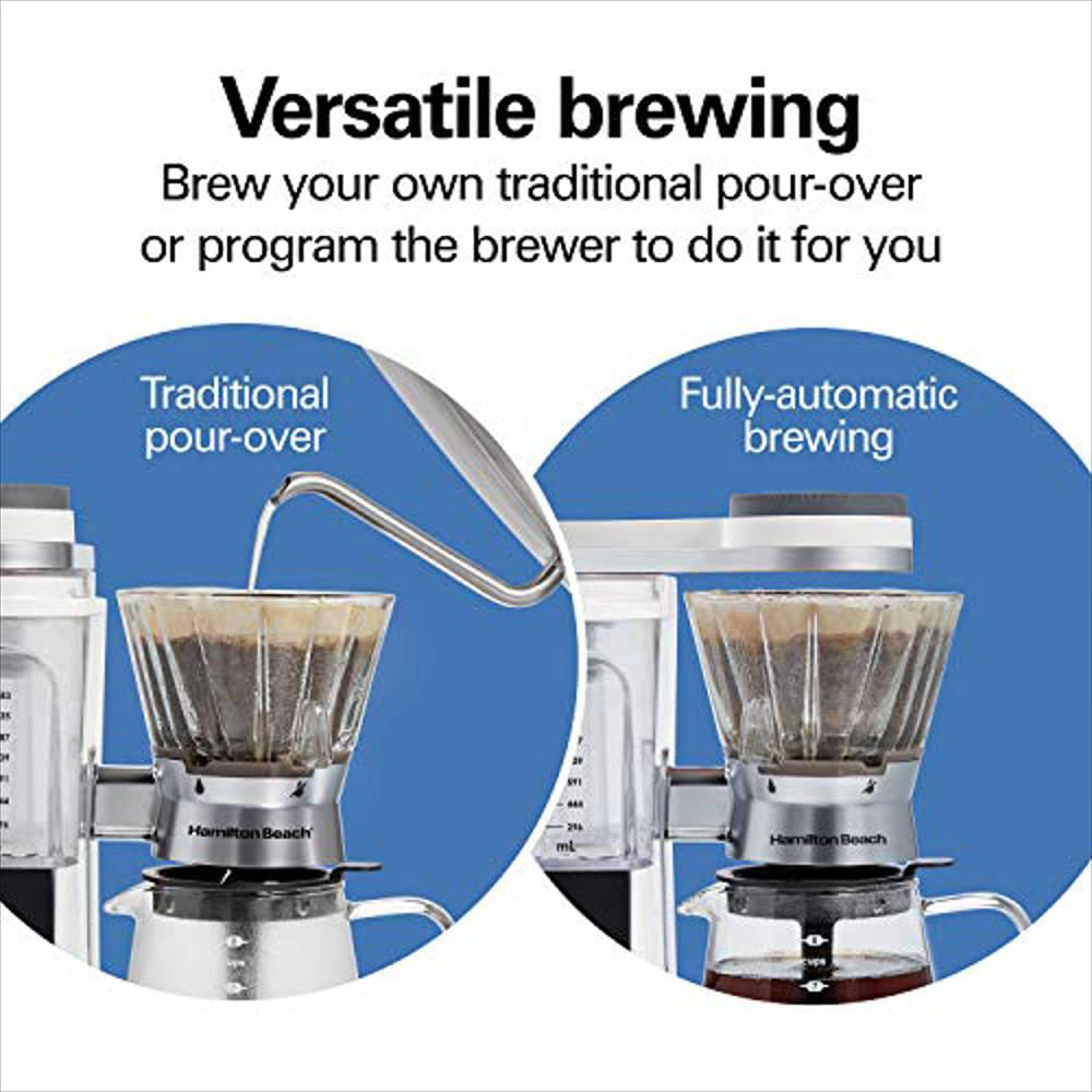 Cafetera Automática Hamilton Beach 8 Tazas Programable Con 5 Puntos Fuertes Y Escala Integrada Modelo 46700 img #3