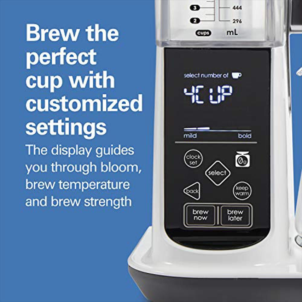 Cafetera Automática Hamilton Beach 8 Tazas Programable Con 5 Puntos Fuertes Y Escala Integrada Modelo 46700 img #4