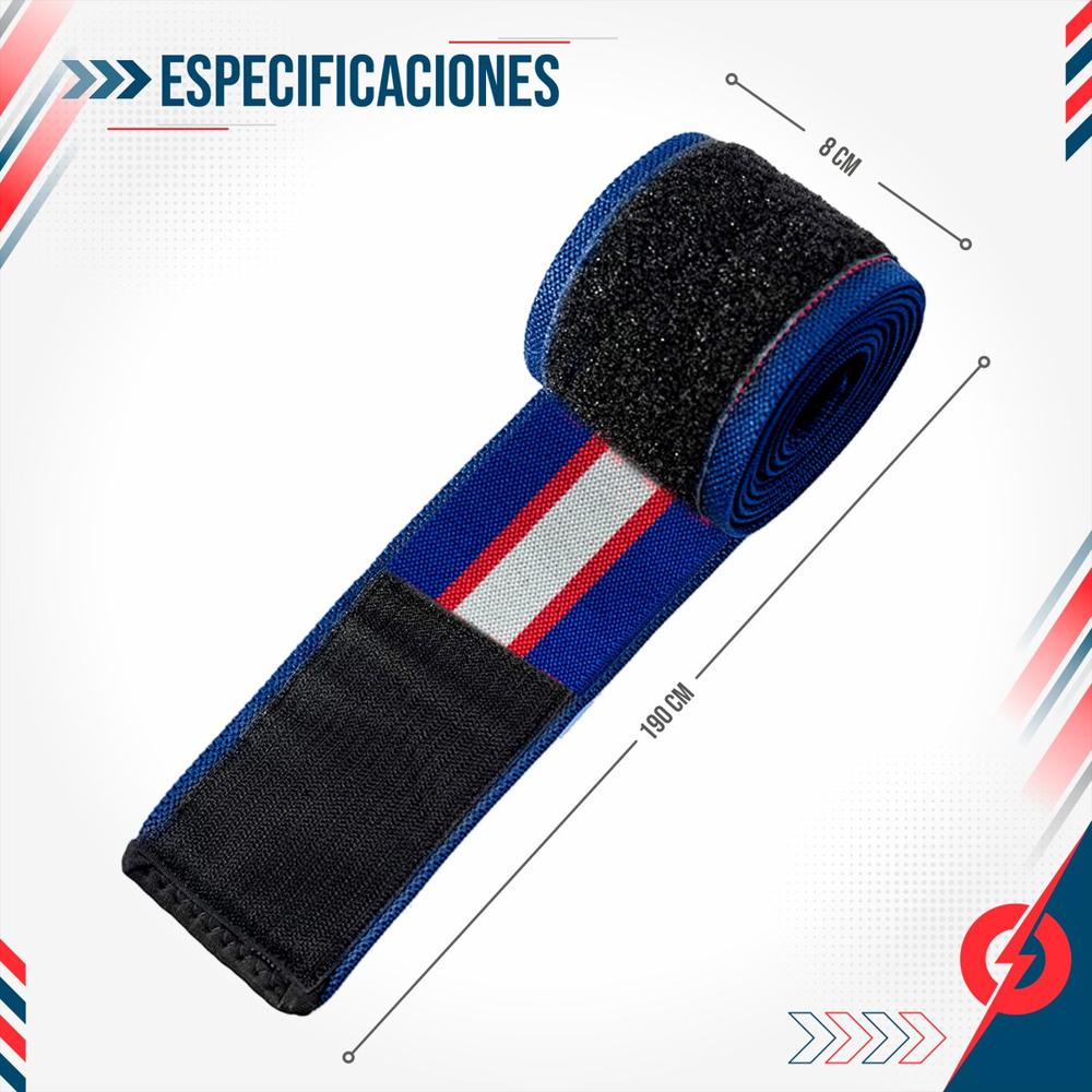 Par Rodilleras Elastica Proteccion Rodilla Levantamiento Gym img #3