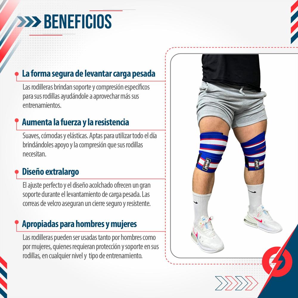 Par Rodilleras Elastica Proteccion Rodilla Levantamiento Gym img #5
