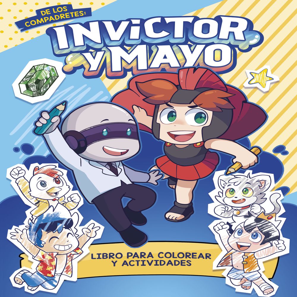 Invictor y Mayo: libro para colorear y actividades