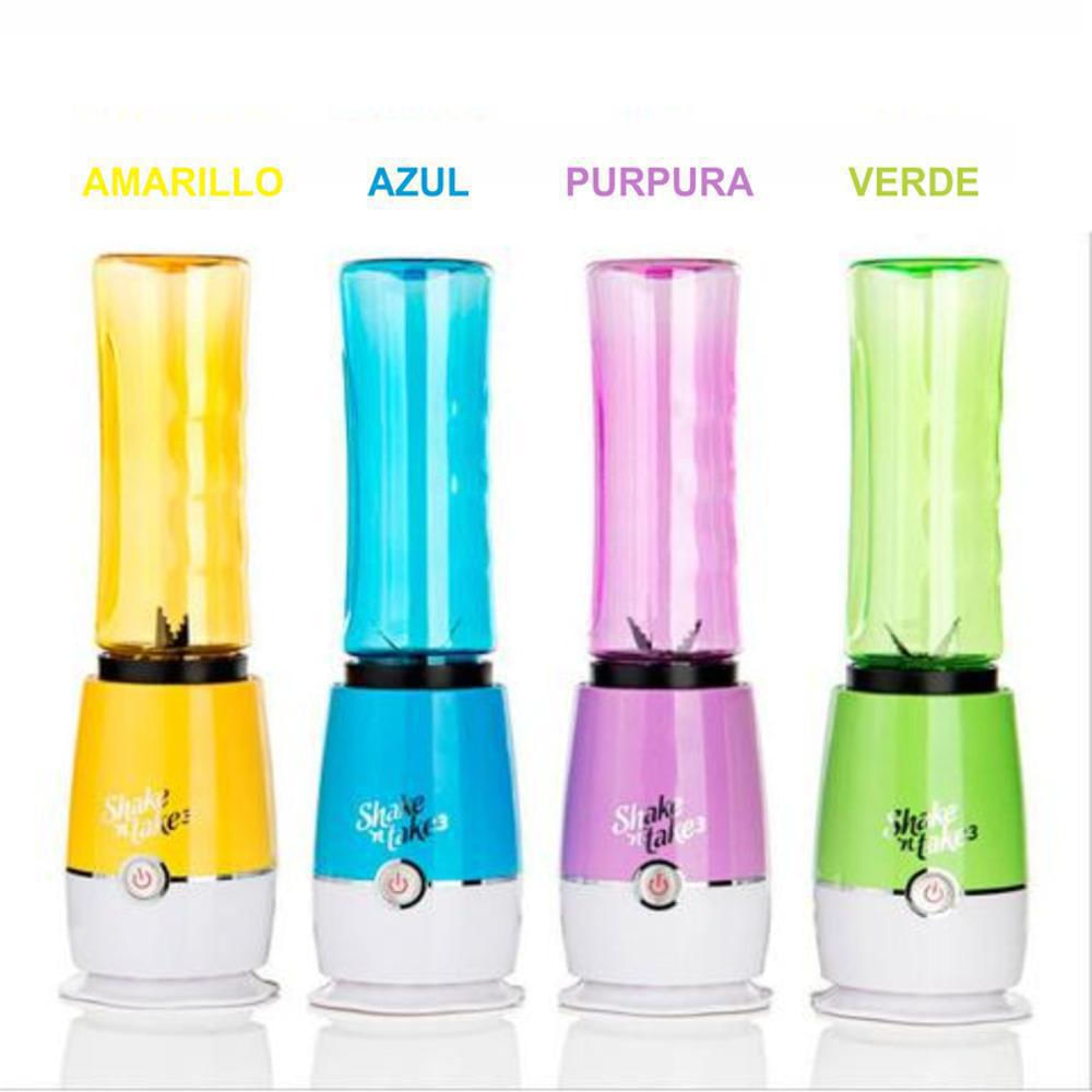 Batidora Personal Licuadora Snake Take3 + 2 Vasos Color Azul