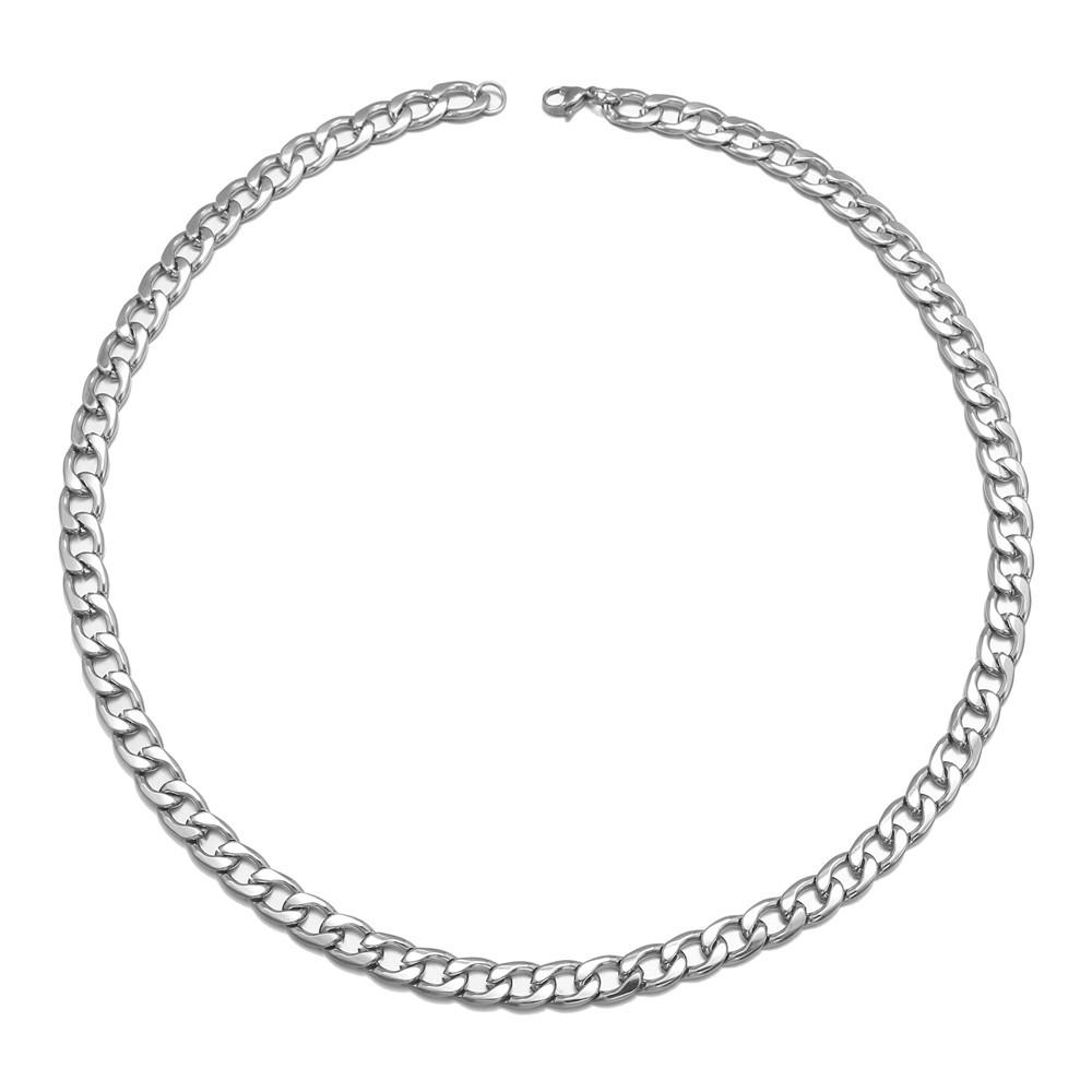 Comprar Cadena pesada de acero inoxidable en tono collar, 17 mm, cadena  curva grande