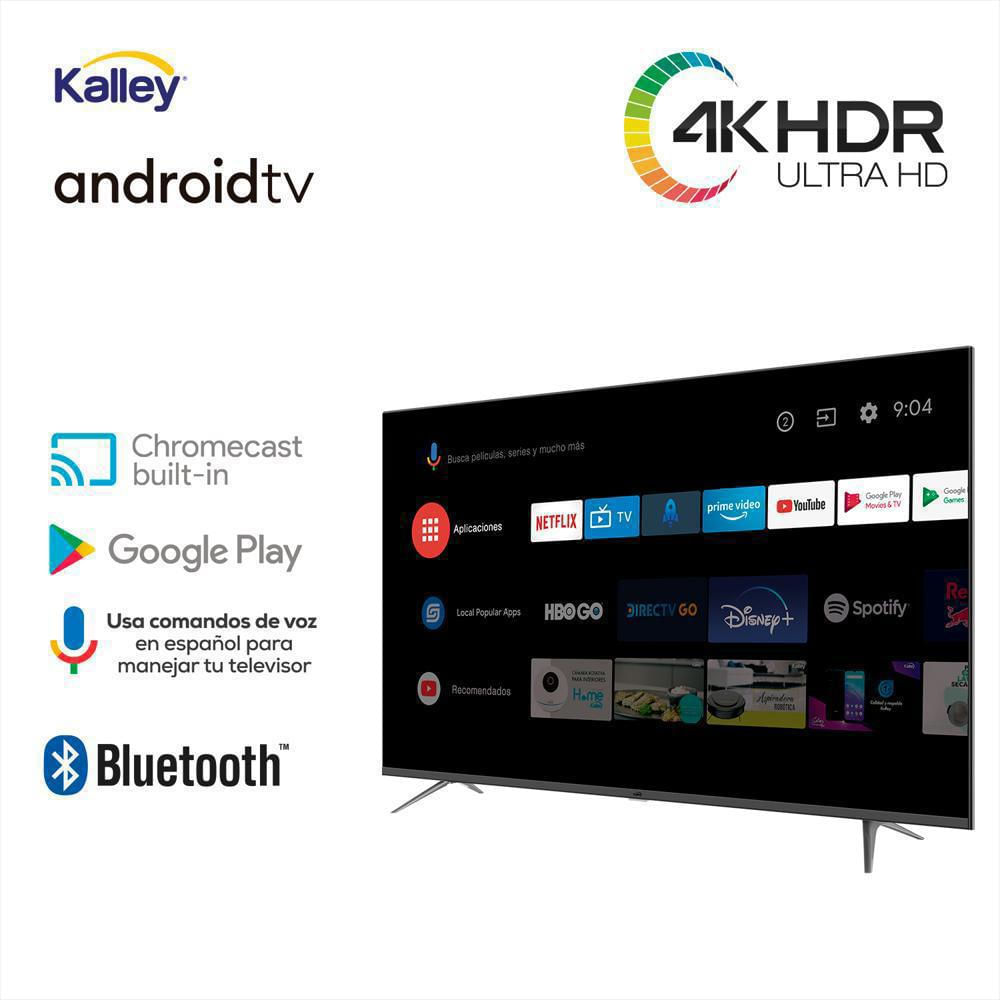 Televisor SMART TV KALLEY 50 Pulgadas 4K UHD QLED K-ATV50UHDQW -  Compucentro