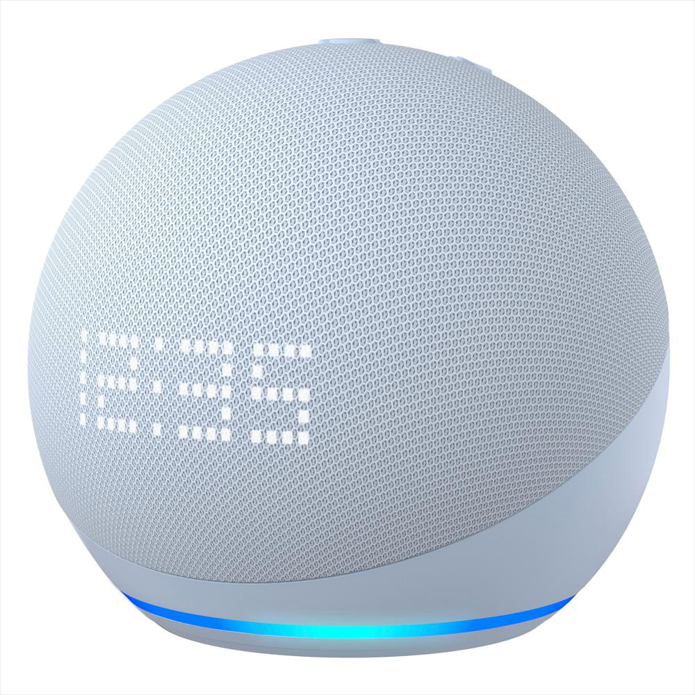Echo Dot 5Ta Gen Altavoz Inteligente Alexa Y Reloj Azul