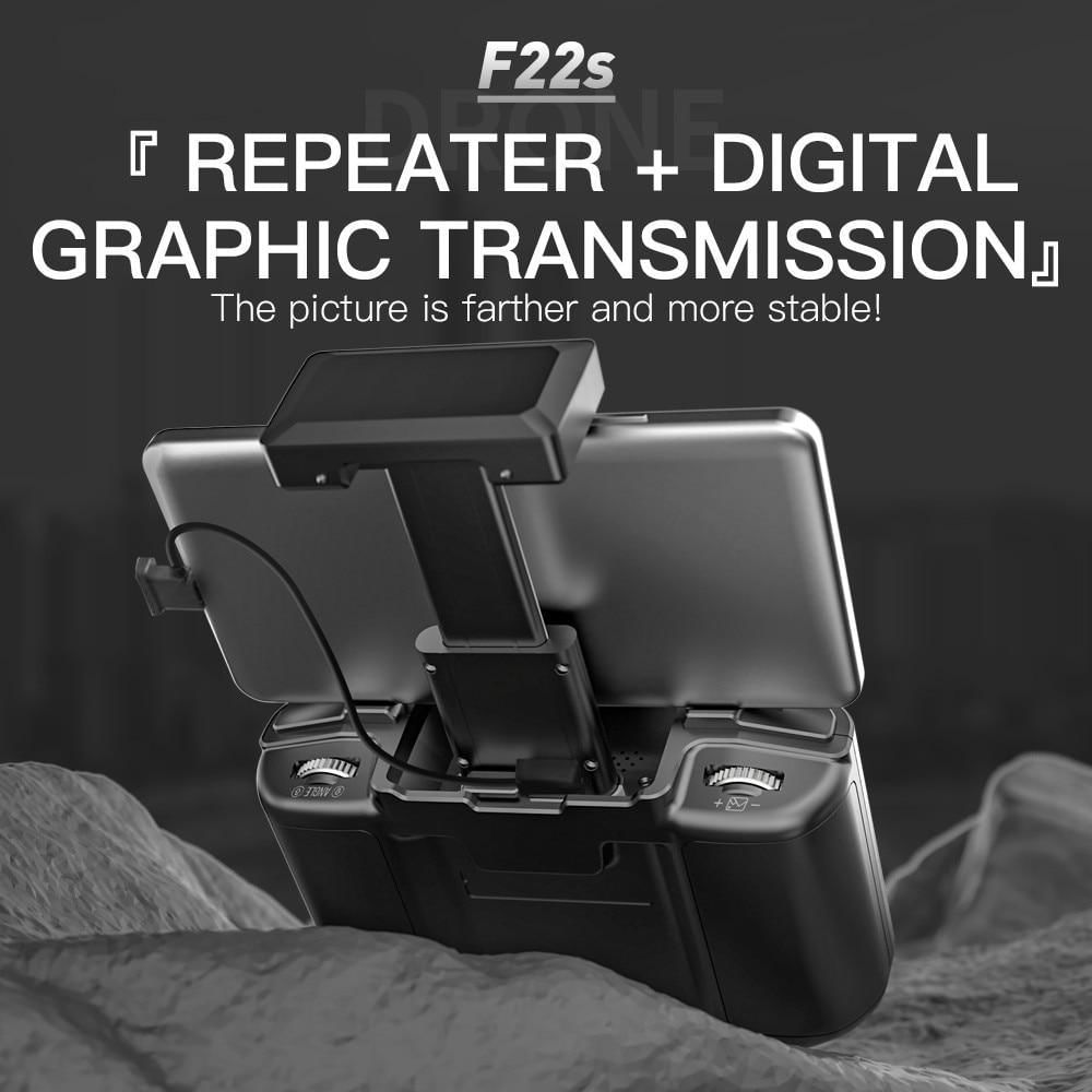 Drone F22s 3.5Km Con Sensor Antichoque 2 Baterias + Maletin img #5