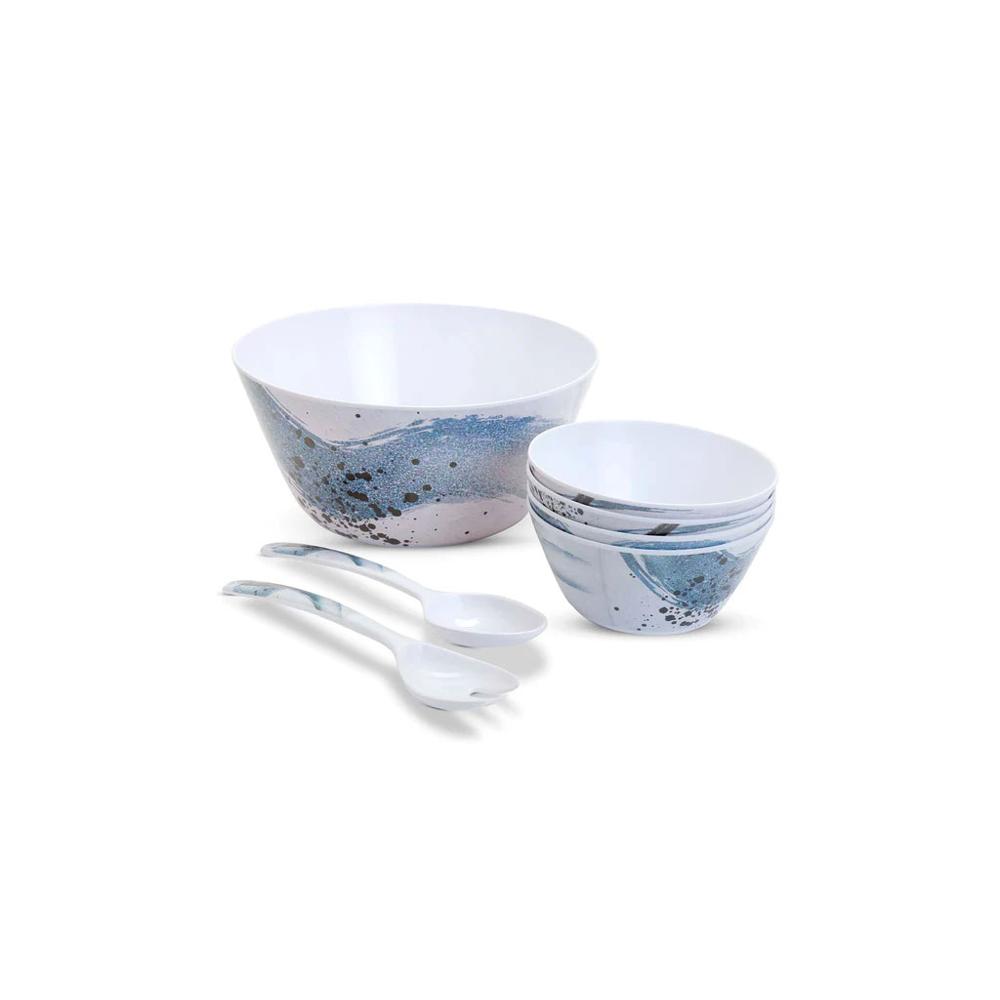 Set Ensaladera 7 Pzas Melamina /Pasta img #1