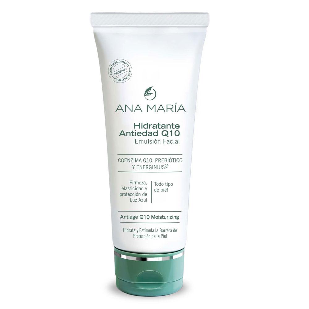 Crema Facial Hidratante Antiedad 60Ml Q10 Restaura Protege Uso Día