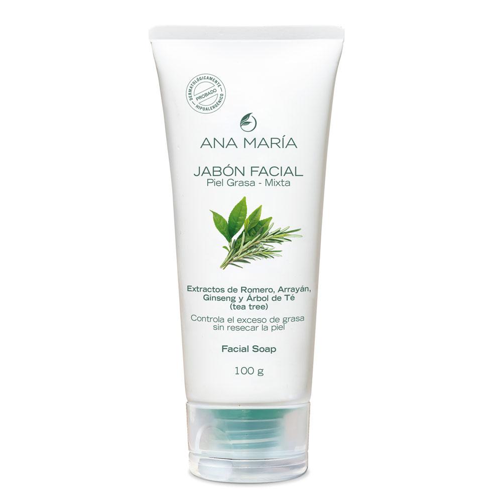 Jabón Facial Liquido Piel Grasa Mixta 100Gr Romero Arrayan Facial Soap