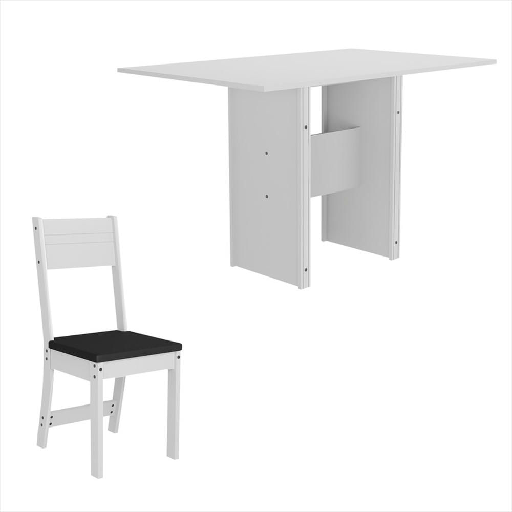 Juego De Comedor Siena 4 Puestos Color Blanco img #3