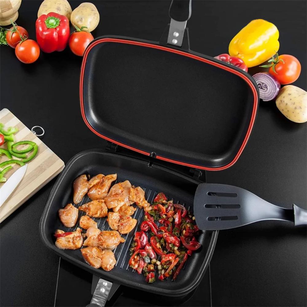 Sartén Doble Parrilla Dessini Dual Grill Antiadherente 32Cm img #3
