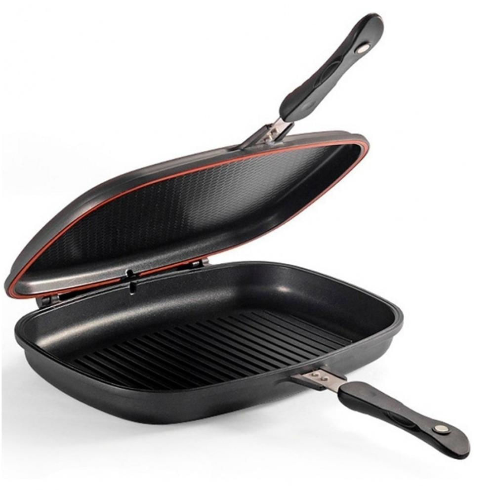 Sartén Doble Parrilla Dessini Dual Grill Antiadherente 32Cm img #4
