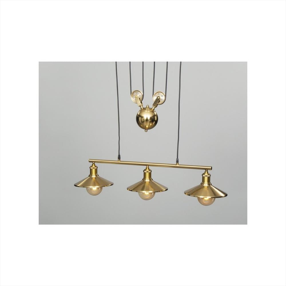 Lámpara Colgante Vintage Equilia De 3 Luces