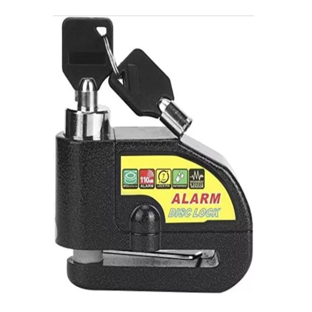 Candado Freno De Disco Con Alarma Para Moto