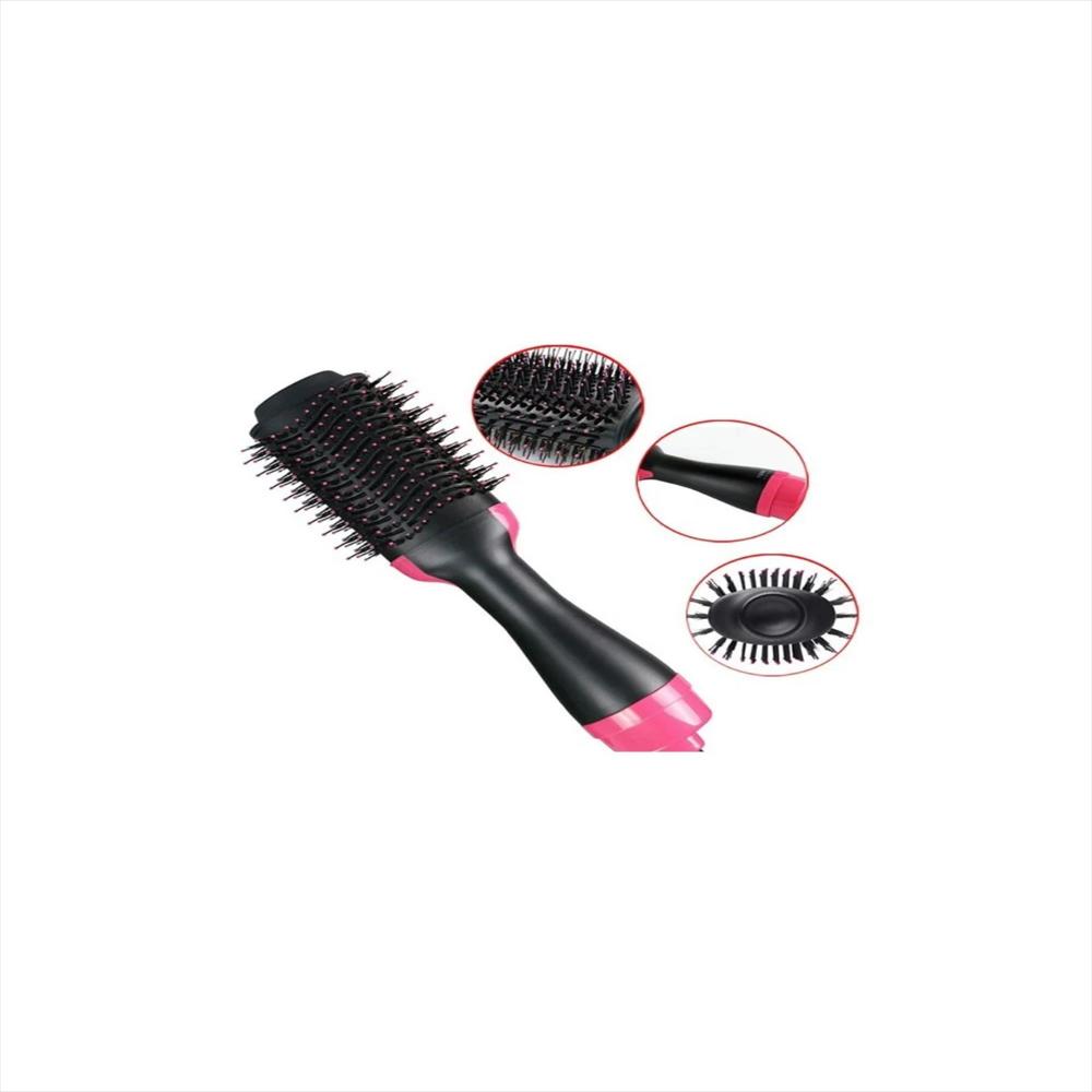 Cepillo Secador Giratorio Para Cabello 3 En 1 Voluminoso Alisador