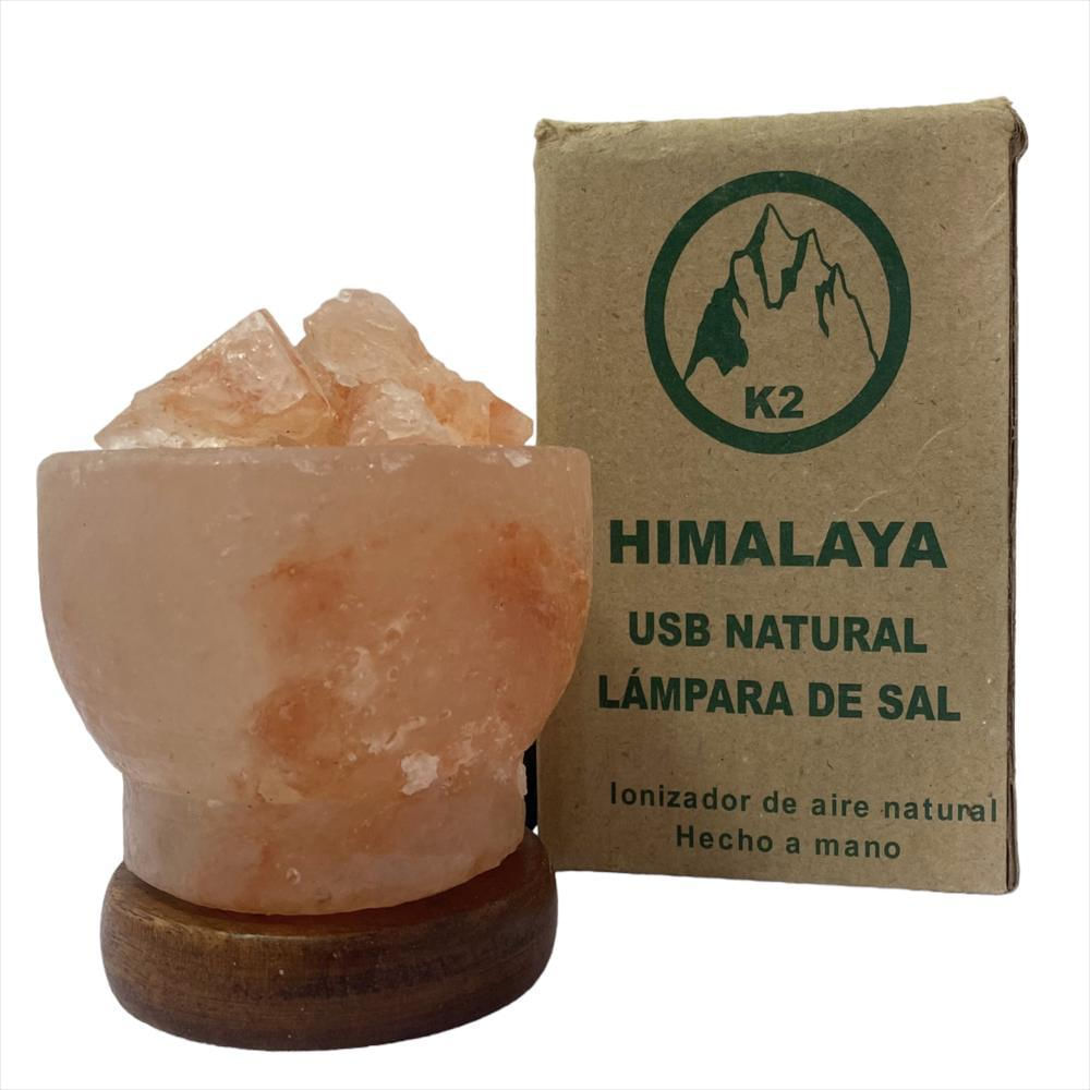 Lampara De Sal Del Himalaya Vasija Feng Shui