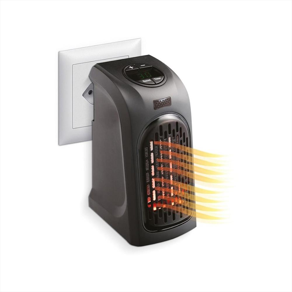 Calentador Ambiente Calefactor Graduable Electrico Negro