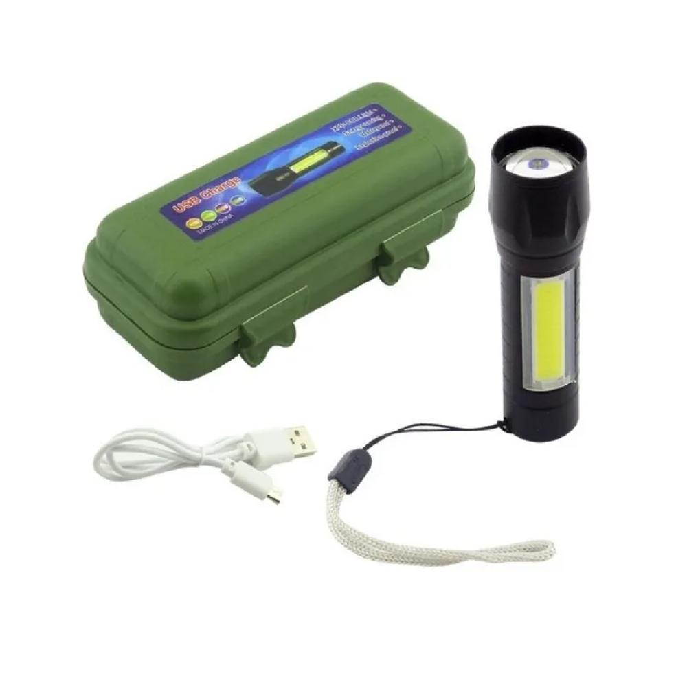 Edc - Linterna USB C recargable para la aplicación de la ley, linterna LEP  de alto lúmenes, linterna táctica súper brillante, linterna de largo