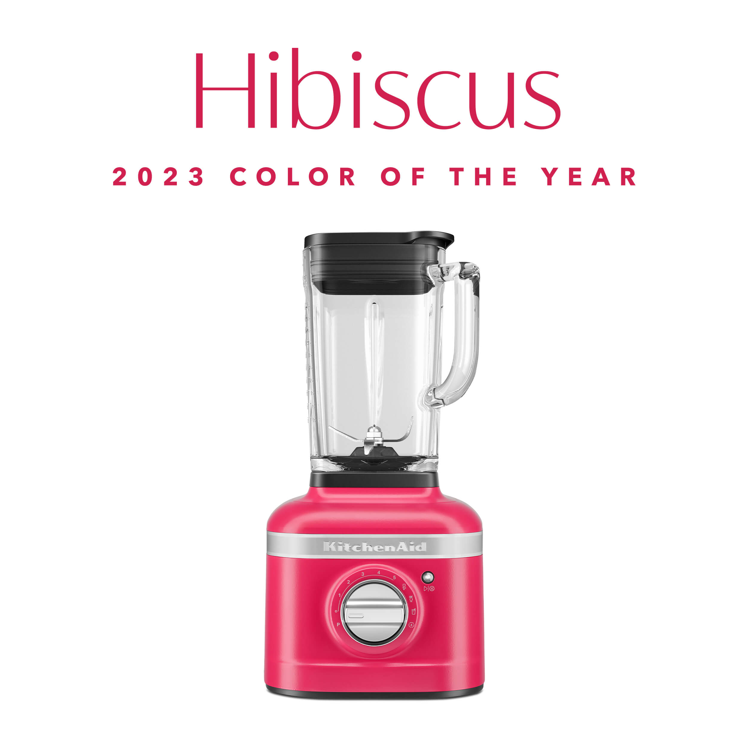 Licuadora K400 con Jarra de vidrio de 48oz Hibiscus