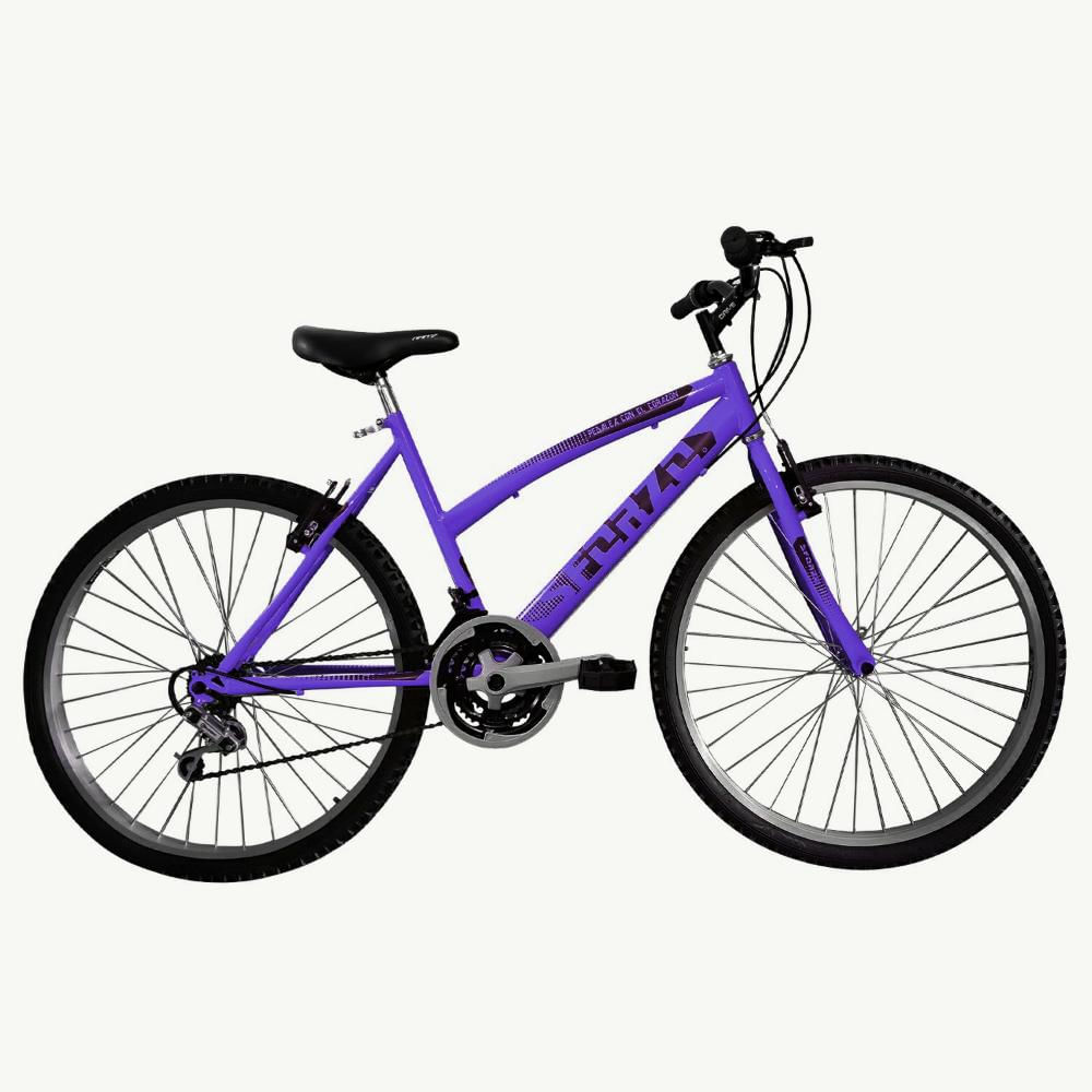 Bicicleta Niña Rin 24 18 Cambios Morada