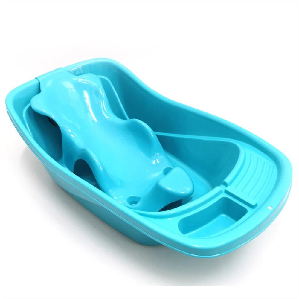 Bañera Plastica + Soporte Bebe ( Tina ) Niño Divina Azul Variado
