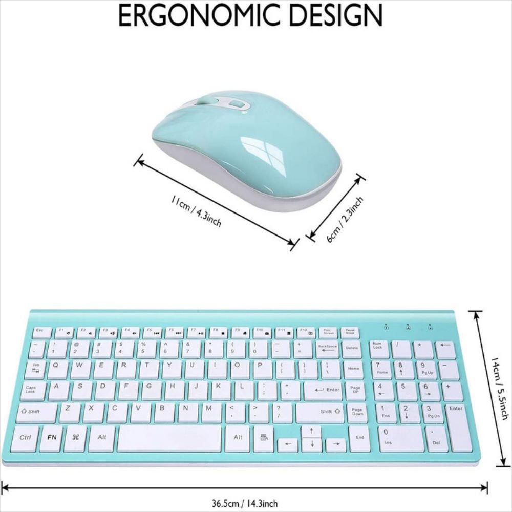 Teclado inalámbrico y mouse Set 2.4G img #2