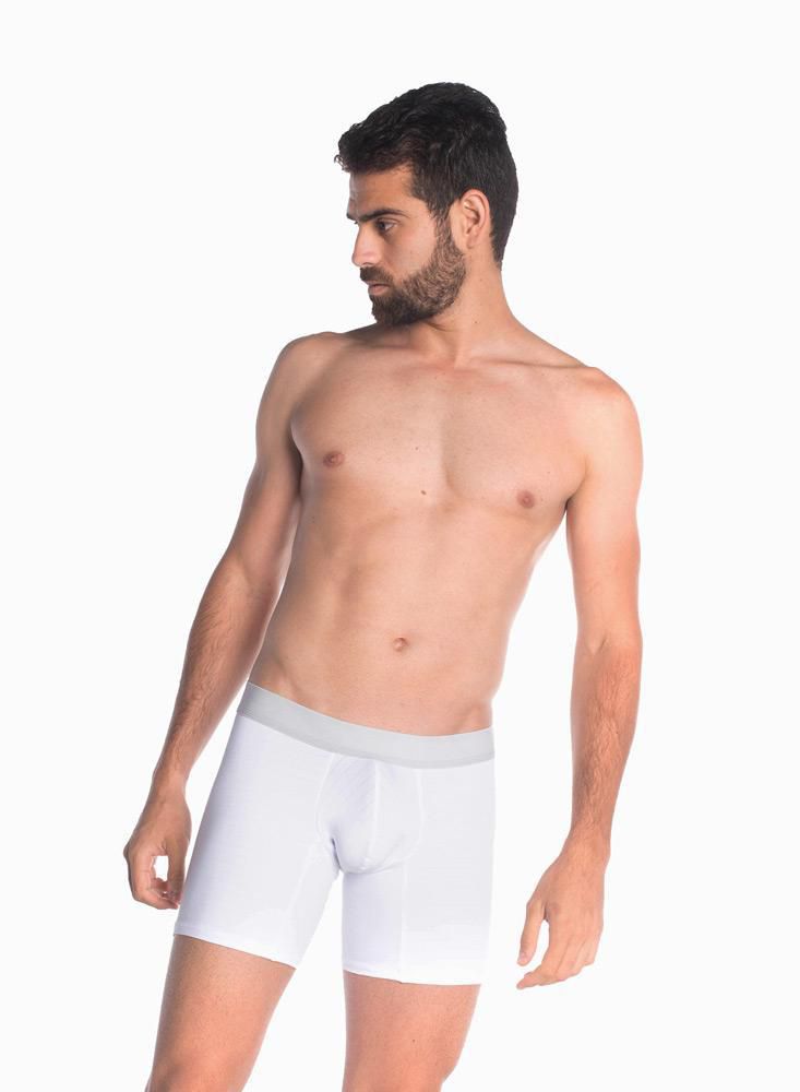 BOXER AJUS MICROF RAYAS SP L BLANCO