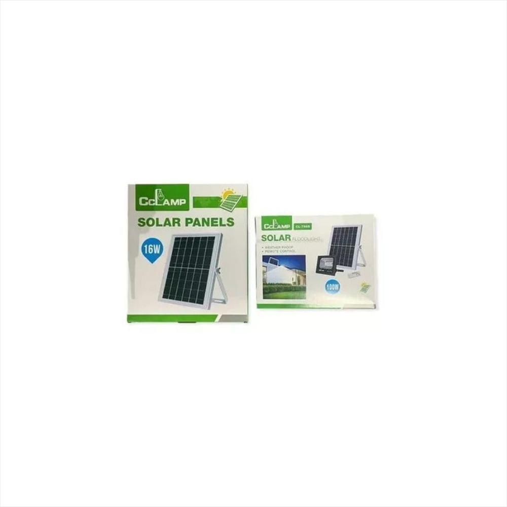 Reflector Lampara Led Panel Solar Exterior 100W Cl 750S