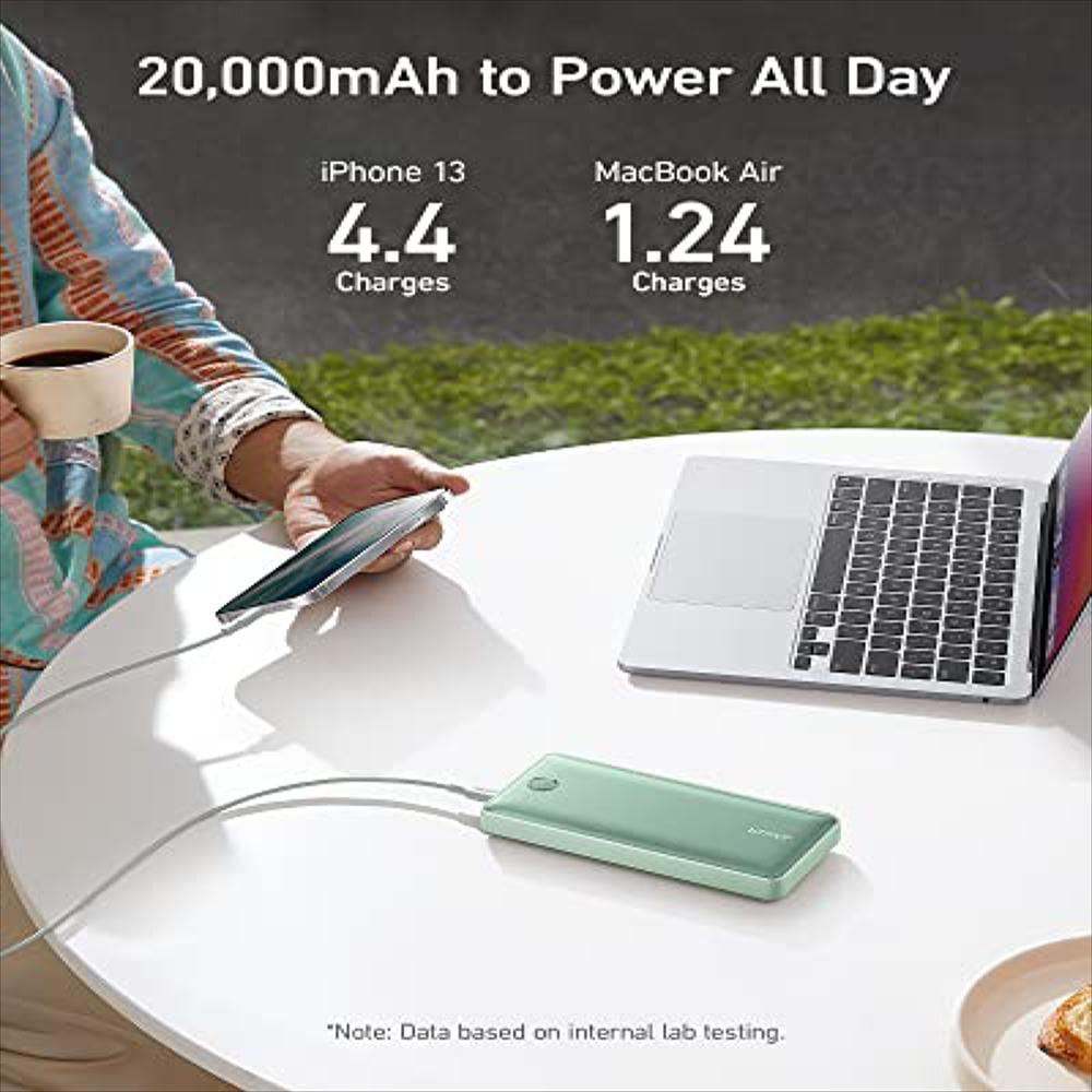 Cargador Portátil Anker Power Iq 3.0 Batería De 20.000 Mah Usb C Negro img #4
