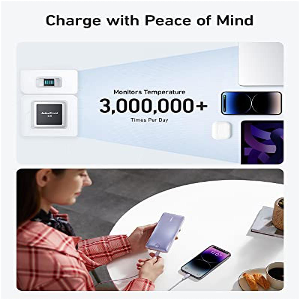 Cargador Portátil Anker Power Iq 3.0 Batería De 20.000 Mah Usb C Negro img #5