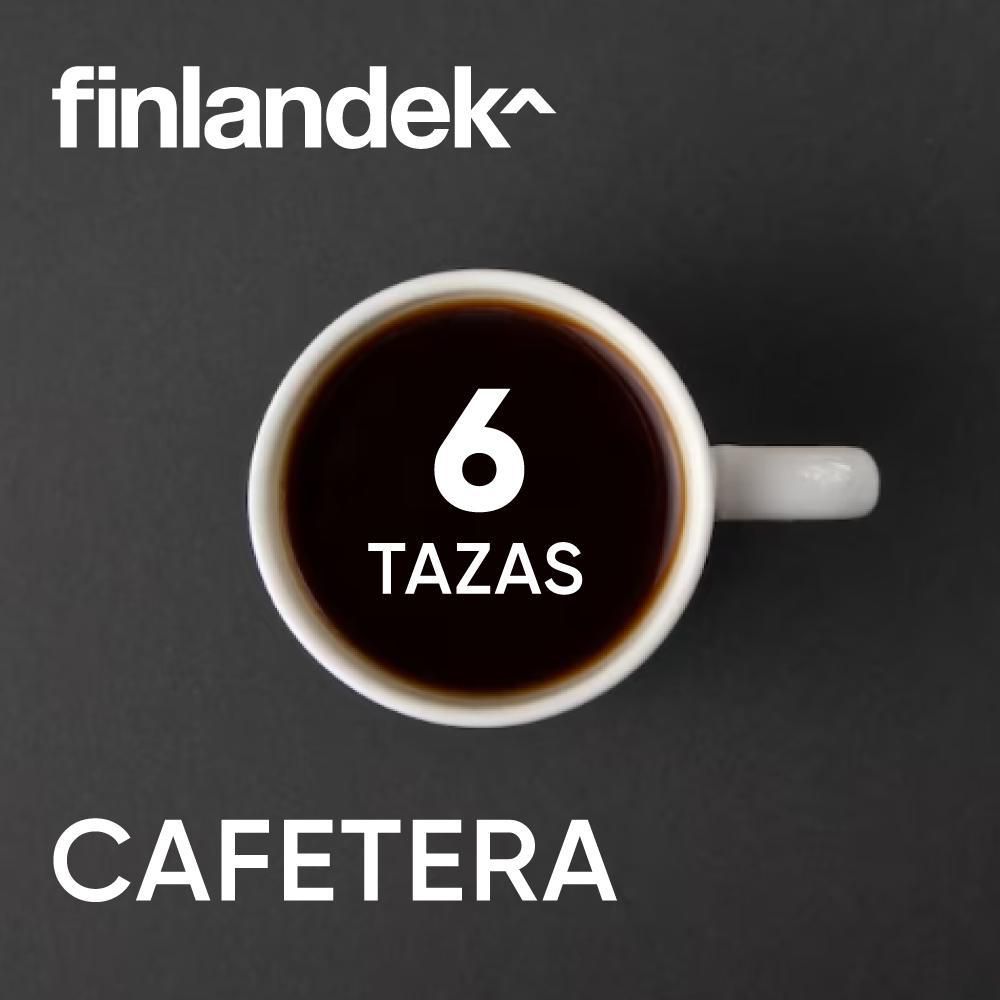 Cafetera 6 tazas negra FINLANDEK FICM219 img #3