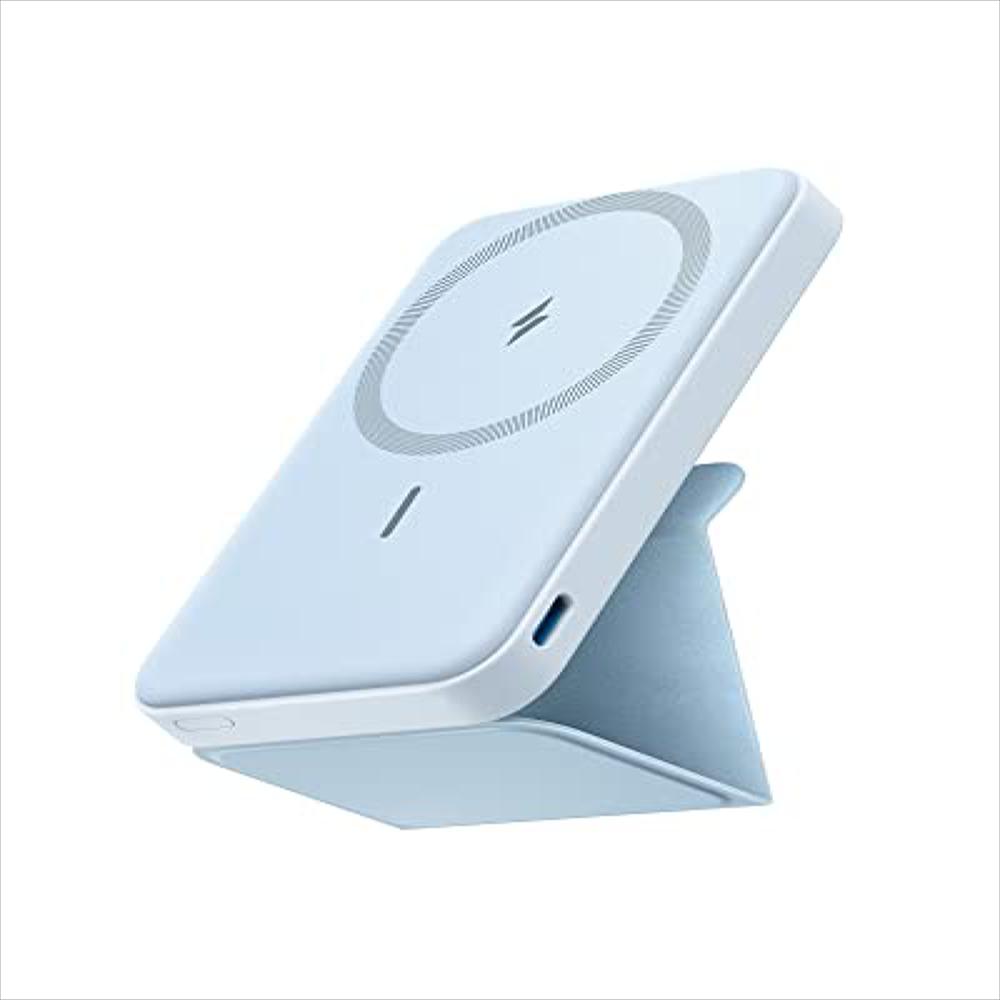 Cargador Portátil Anker 622 Inalámbrico Magnético Plegable 5000Mah Y Usb C Para Iphone 14 13 12