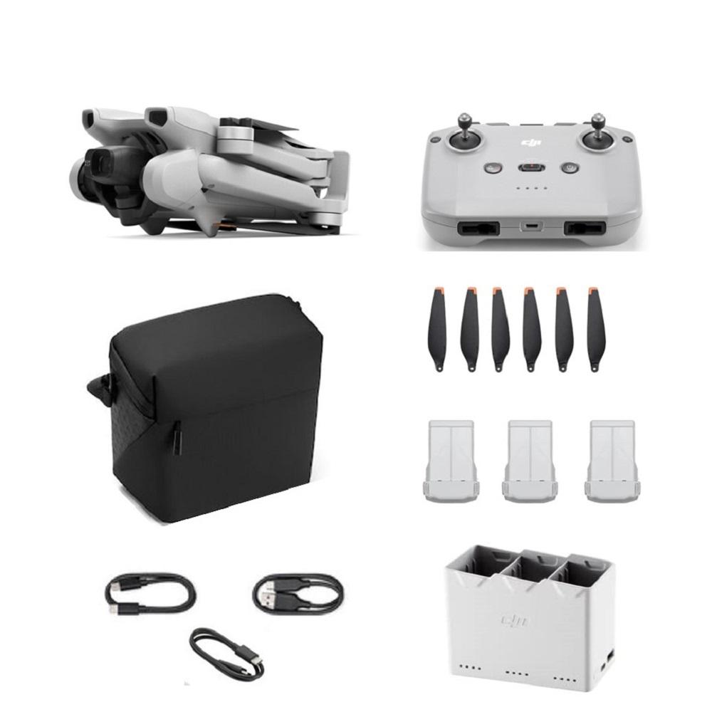 Dron Dji Mini 3 Fly More Combo Control 4K 3 Baterías Gris img #2