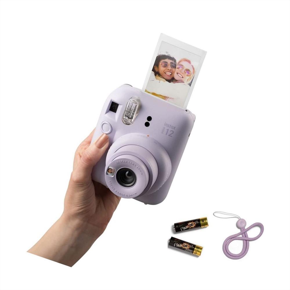 Cámara Instantánea Instax Fujifilm Mini 12 Lila- ComproFacil