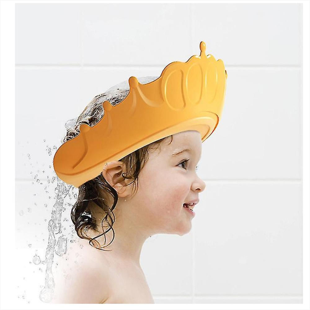 Gorro De Ducha Para Baño Bebé Niño Protección Ojos Corona img #4