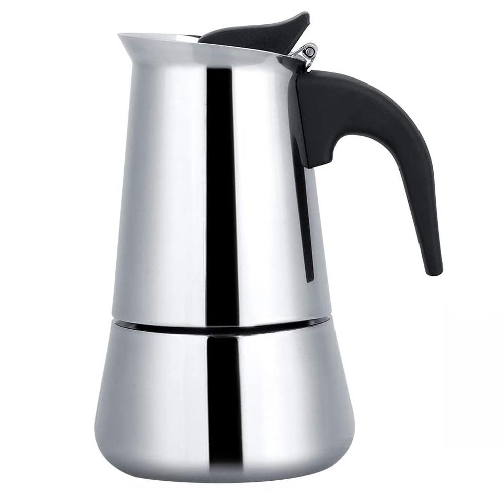 Cafetera Italiana 2 Tazas Estufa Iu 2Cs Espresso Manual Acero